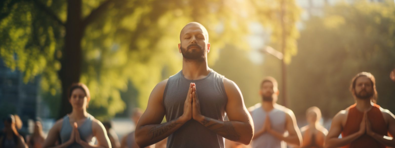Persone che praticano mindfulness per mente e fisico