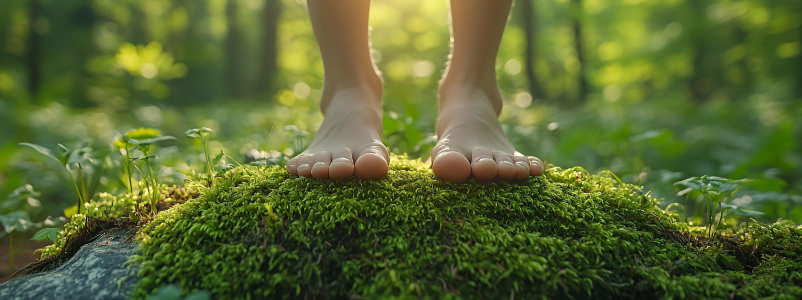 Tecniche di grounding in un bosco